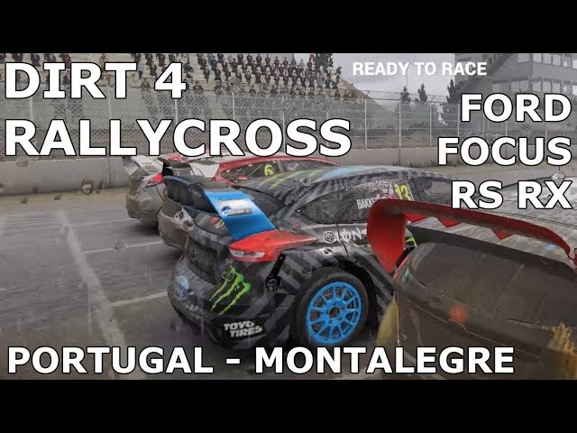 DIRT 4 Rallycross - Montalegre Portugal FULL HEATS & RACE