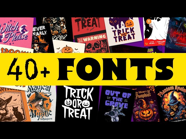 40+ Fonts That Are Perfect For Halloween & Scary Designs