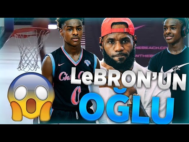 LeBRON JAMES'in OĞLUNU İZLEDİK! - LeBron James JR ve Zaire Wade'e Tepkilerimiz