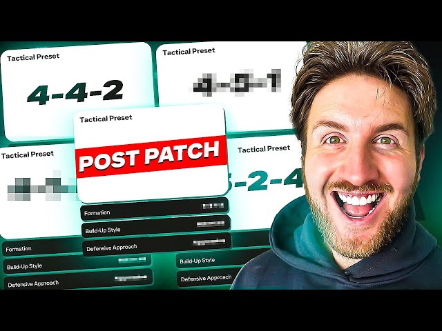 Top 5 Best Meta Post Patch Custom Tactics you NEED in FC 25!