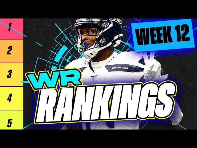 🔥 NEW Top 36 WR RANKINGS for Week 12 Fantasy Football 🚀 | Fantasy Football Rankings