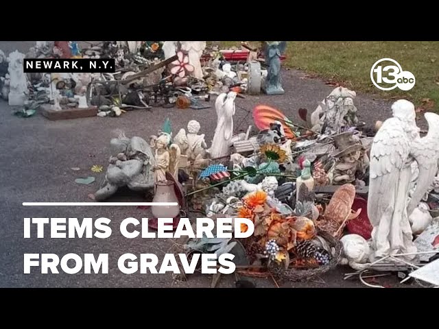 'Pile of tears': Families upset after items cleared from graves at Newark Cemetery