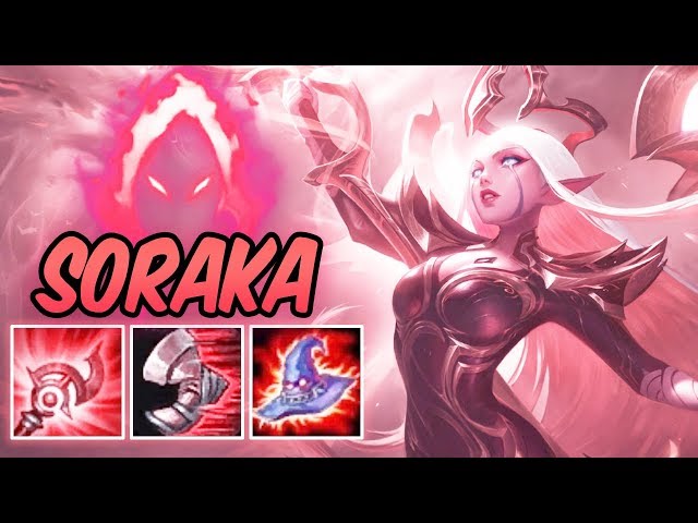 NIGHTBRINGER SORAKA MID FULL AP DARK HARVEST | New 40% CDR Build & Runes | League of Legends | S10