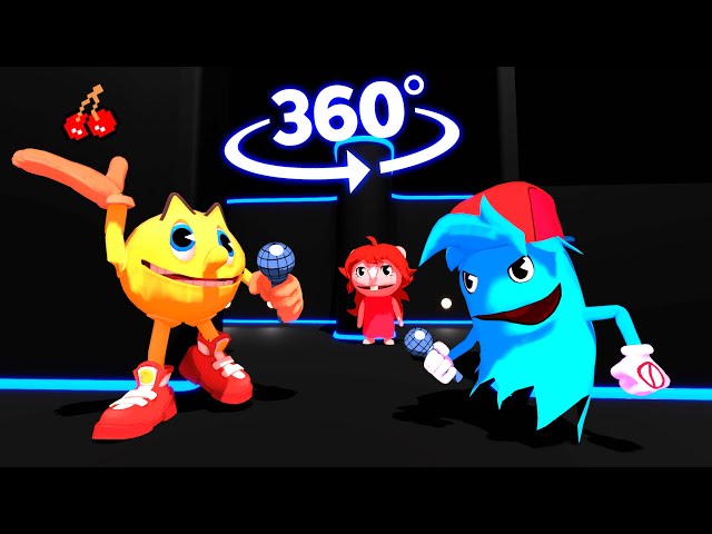 FNF Vs Pac-Man 360° 3D VR Animation