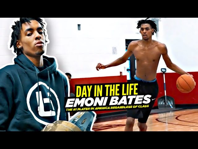 Emoni Bates: "Day In The Life" w/ The #1 Player In America! The Grind NEVER STOPS