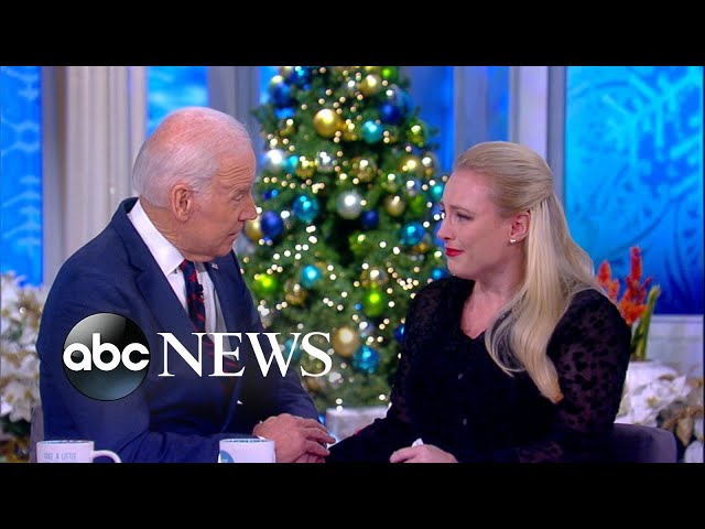 Joe Biden comforts Meghan McCain as she discusses her father's cancer diagnosis