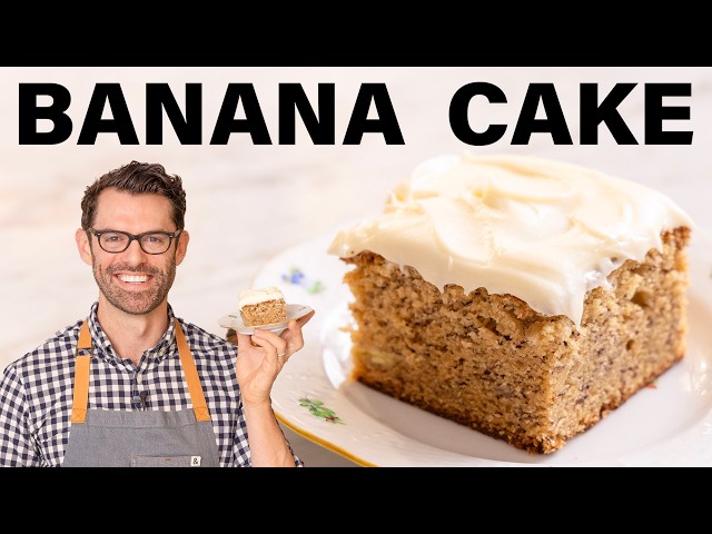 Easy Banana Cake Recipe