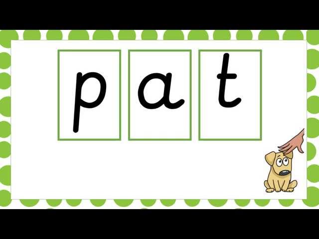 Practice Blending Sounds for Reading- CVC Words