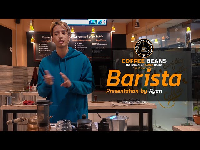 Barista Presentation by Ryan - Coffee School Nepal