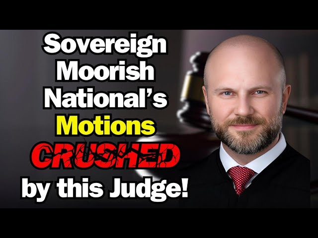 Moorish Sovereign Citizen Motions DESTROYED by Judge!