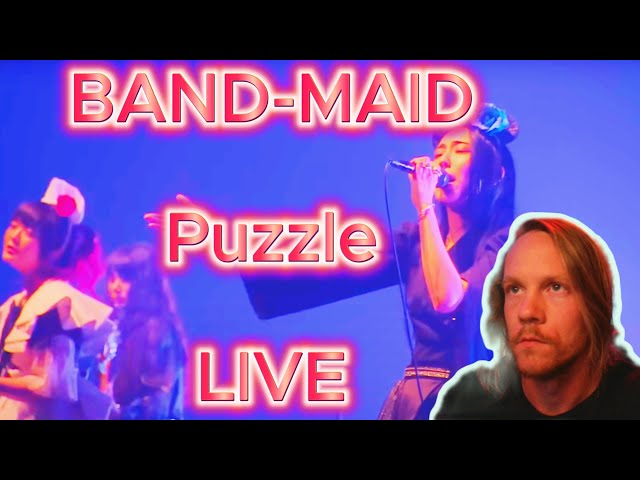 BRILLIANT MELODIES!! BAND-MAID - Puzzle LIVE (Singer Reacts)