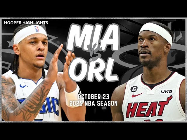 Miami Heat vs Orlando Magic Full Game Highlights | Oct 23 | 2025 NBA Season