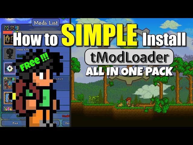 How to Simple Install tModLoader All in One Pack Newest Version for Free !!!