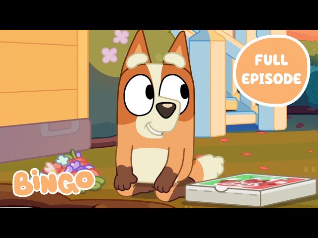 Mud Pizza with Bingo! 😆 🍕 | Bluey Full Episode - Pizza Girls | Bingo - Official Channel