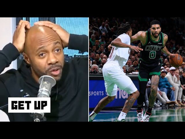 GET UP | "Celtics doesn't deserve that win!" - JWill breaks Mitchell, Cavs first loss of season