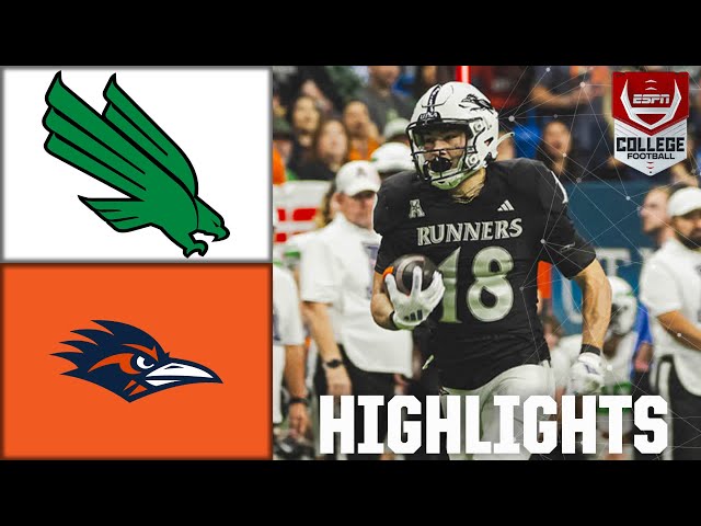 North Texas Mean Green vs. UTSA Roadrunners | Full Game Highlights | ESPN College Football