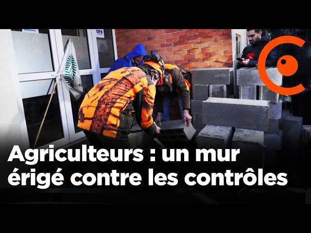 Agriculteurs : ils construisent un mur de parpaings contre les règles de l'office de la biodiversité