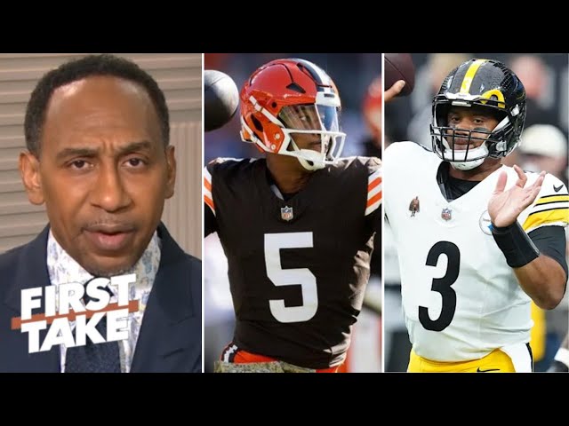 FIRST TAKE | Steelers are the team to beat in AFC! - Stephen A.: Russ will destroy Browns D tonight