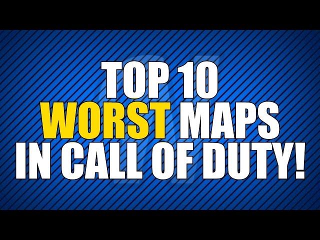 Top 10 WORST Maps in Call of Duty!