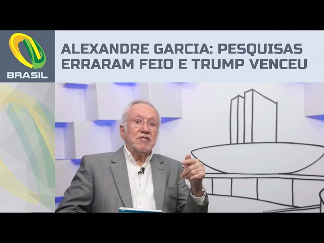 Alexandre Garcia: Todas as pesquisas mostravam Kamala e Trump empatados