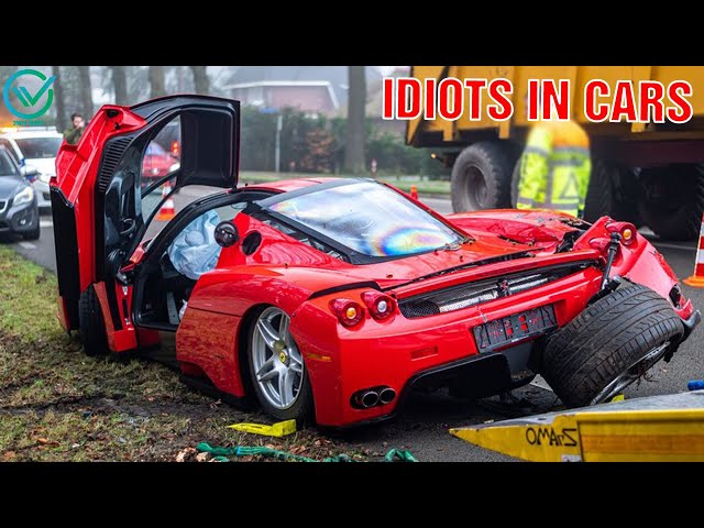 Idiots in Cars #14 | Supercar Crash: Lamborghini, Ferrari, Mclaren | Cars on the Road, Instant Karma