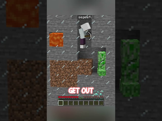 Minecraft Ore Hunt 4 #minecraft #minecrafthumor #minecraftmemes #gaming