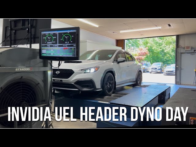 Invidia UEL Header 2022+ WRX Dyno Run