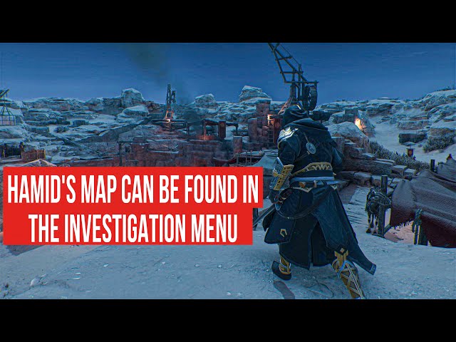 Find the Missing Brother: HAMID’S MAP CAN BE FOUND IN THE INVESTIGATION MENU  Assasin’s Creed Mirage