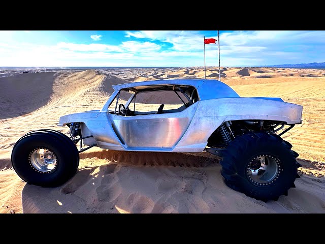 TWIN TURBO 800HP Sandrail Shreds Up Glamis Sand Dunes | 360 RAW