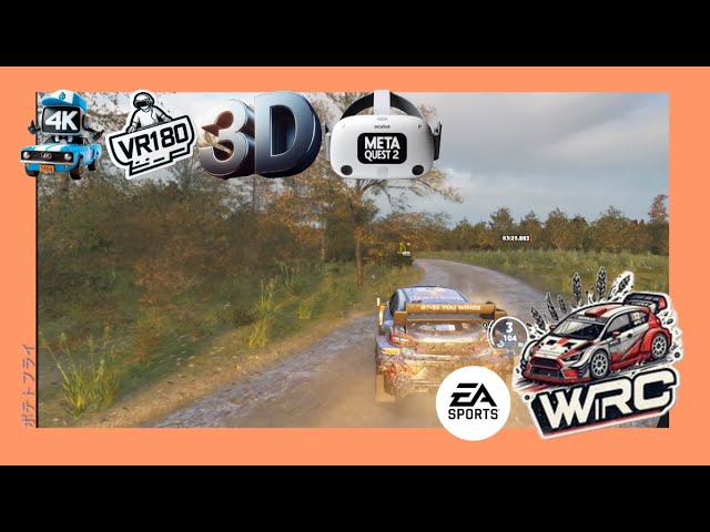 [EA Sports WRC][3D VR180 Video][第73話]シーズン5 モーメント Rally Estonia