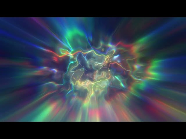 Prism Wave Rainbow Abstract Art Loop 4K