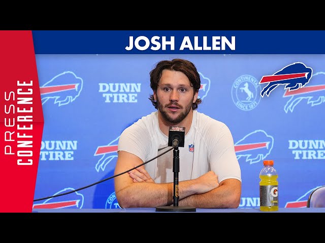 Josh Allen After Bills Dramatic Win Over The Miami Dolphins! | Buffalo Bills