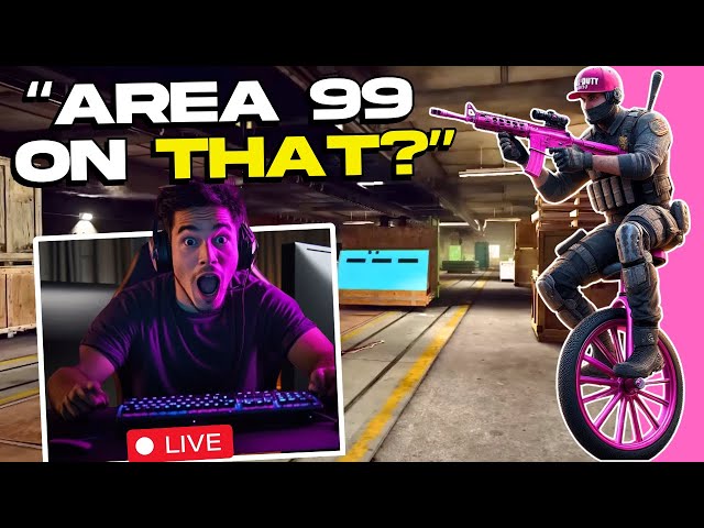 Epic Unicycle Adventure in Call of Duty's Area 99 Map!