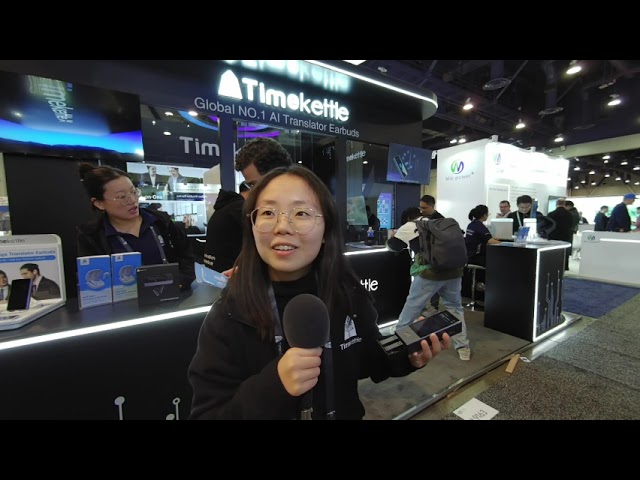 CES 2024 - Ai Interpreter 40 Languages - X1 Timekettle Interview