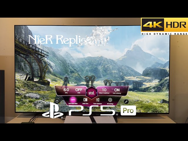 Nier Replicant PS5 Pro Gameplay With LG Oled TV 4K (PS4 Image Enhancement)