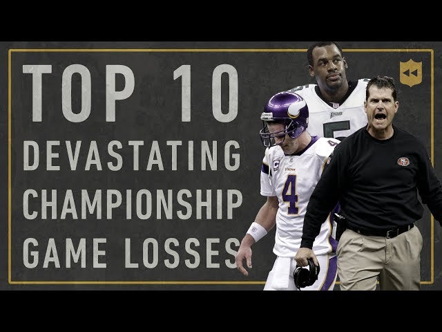 Top 10 Most Devastating Championship Losses of All-Time | Vault Stories