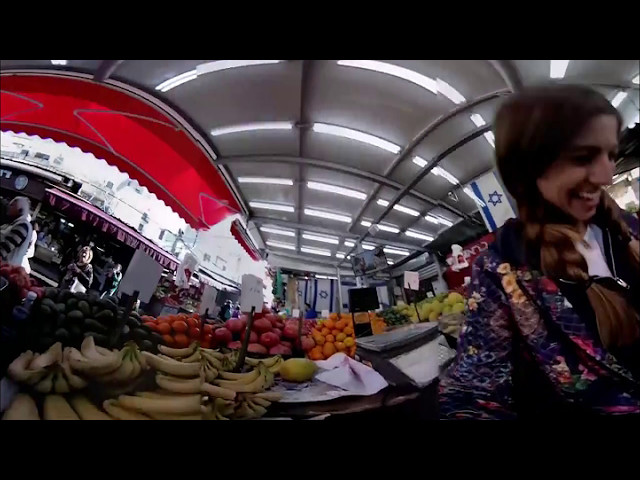 Go shopping at the Shuk (market) with Reny