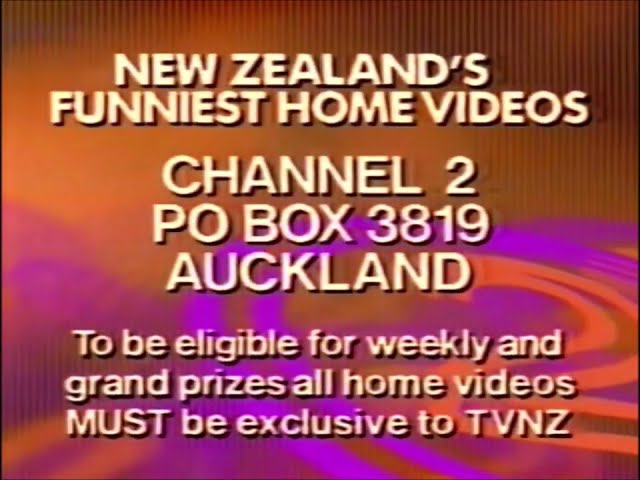 Channel 2 (TVNZ) - New Zealand's Funniest Home Videos (1990)