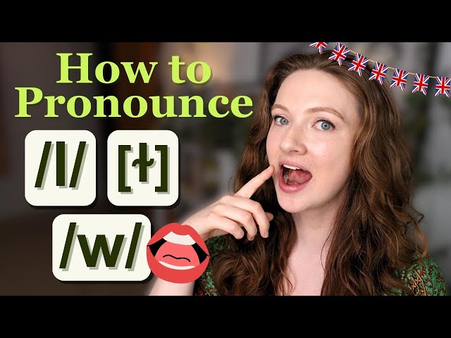 How to Pronounce the Light L /l/ and Dark L [ɫ] in English