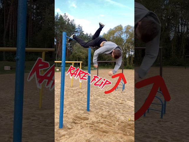 Can I land this RARE flip?! #parkour