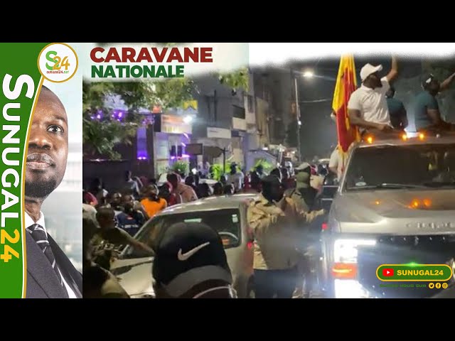 CARAVANE DE OUSMANE SONKO A YOFF