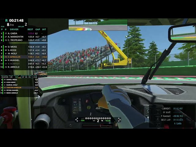 rFactor 2: Cup Porsche 992, Imola, race 2