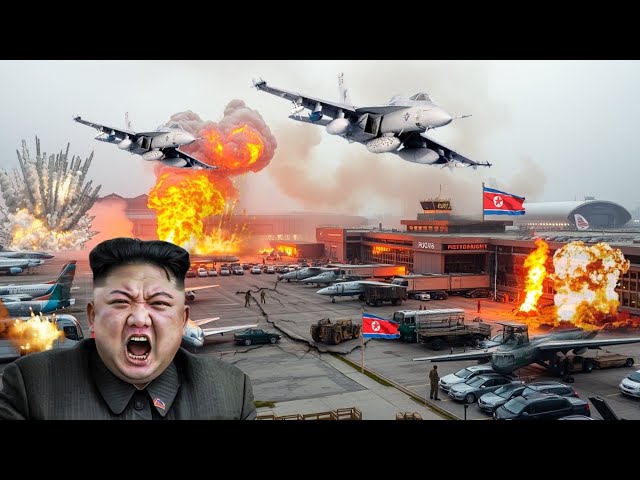 End of War Today! Kim Jong-Un Surrenders After US Bombards North Korean International Airport