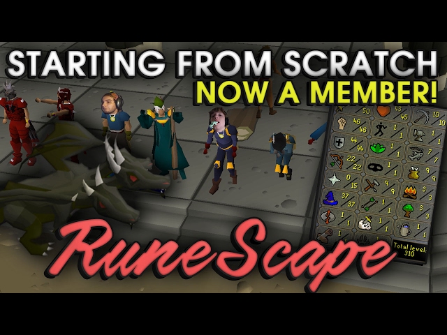 GRINDING & PKING - Old School Runescape 2007 - Starting from scratch!