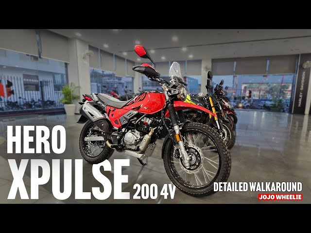 2024 Hero Xpulse 200 4v Most Detailed Walkaround | perfect for motocross| Jojo Wheelie