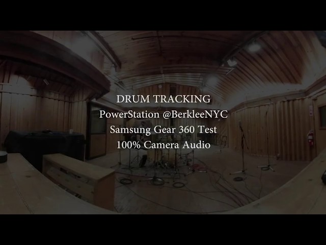 360º Drum Tracking at PowerStation @BerkleeNYC