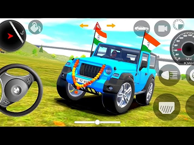 Dollar (Song) Modified 😈 Mahindra Yellow Thar | Indian Car Simulator 3D | Car Game 3D