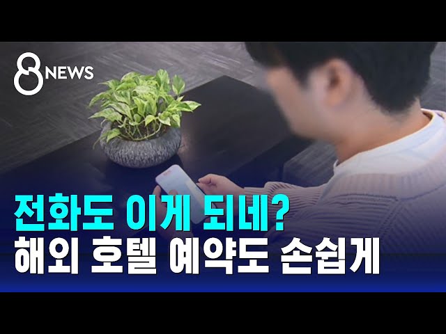 "영어 못해도 통하네?"…언어 장벽 허물 '실시간 AI 통역' / SBS 8뉴스