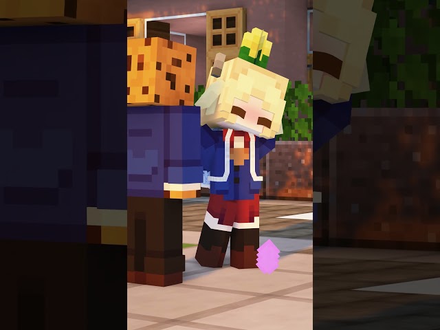 If Minecraft was an Anime: #shorts