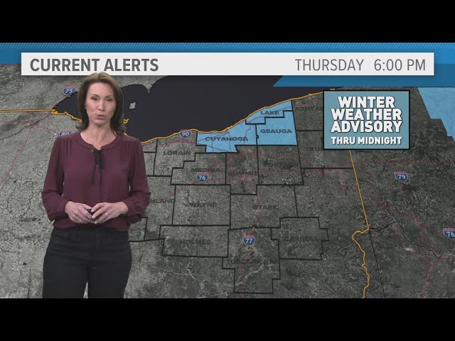 Northeast Ohio Weather Impact Alert forecast: Rain and strong winds